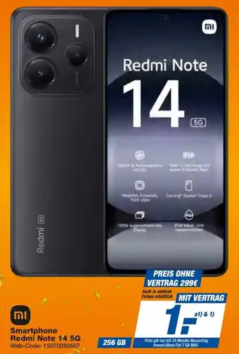 HEM Expert Smartphone Redmi Note 14 5G Angebot