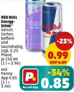 PENNY RED BULL Energy Drink Angebot