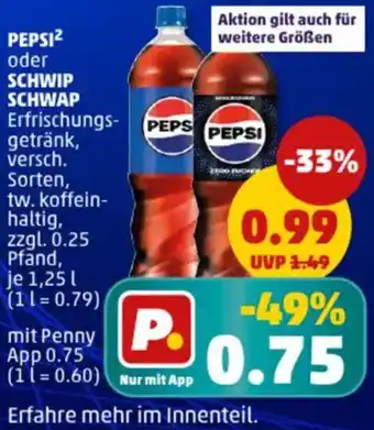 PENNY PEPSI oder SCHWIP SCHWAP Angebot