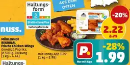 PENNY MÜHLENHOF REGIONAL Frische Chicken-Wings Angebot