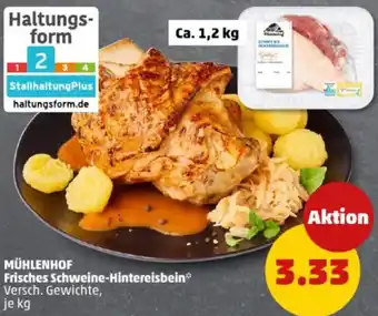 PENNY MÜHLENHOF Frisches Schweine-Hintereisbein Angebot