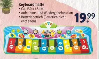 Rossmann Keyboardmatte Angebot