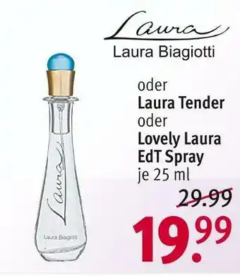 Rossmann Laura biagiotti, lovely laura oder laura tender edt spray Angebot