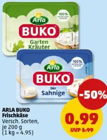 PENNY ARLA BUKO Frischkäse Angebot