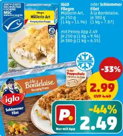 PENNY IGLO Filegro oder Schlemmer Filet Angebot