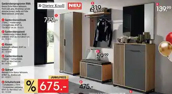 Zurbrüggen Dieter Knoll Garderobenprogramm RIVA Angebot