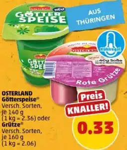 PENNY OSTERLAND Götterspeise oder Grütze Angebot