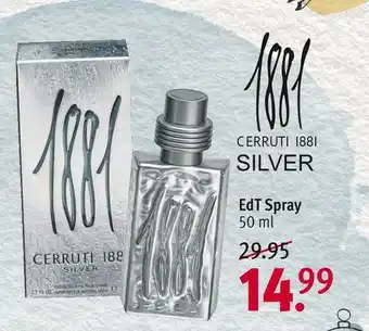 Rossmann Cerruti 1881 silver edt spray Angebot