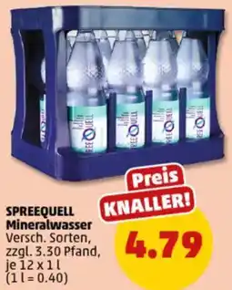 PENNY SPREEQUELL Mineralwasser Angebot