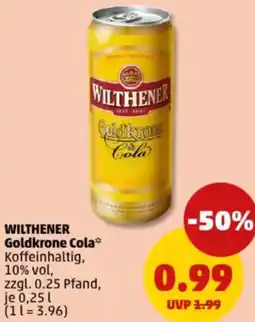 PENNY WILTHENER Goldkrone Cola Angebot