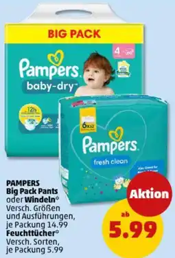 PENNY PAMPERS Big Pack Pants oder Windeln Angebot