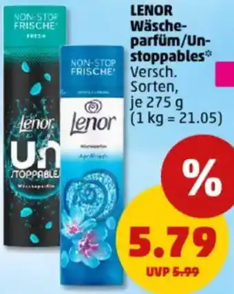 PENNY LENOR Wäscheparfüm/Unstoppables Angebot