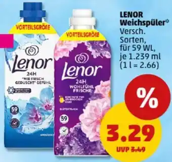 PENNY LENOR Weichspüler Angebot