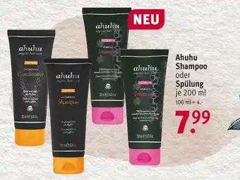 Rossmann Ahuhu shampoo oder spülung Angebot