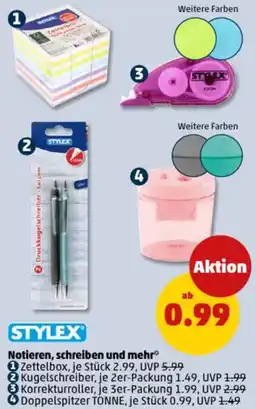 PENNY STYLEX Notieren, schreiben und mehr Angebot