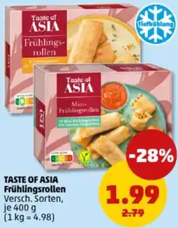 PENNY TASTE OF ASIA Frühlingsrollen Angebot