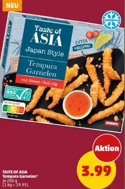 PENNY TASTE OF ASIA Tempura Garnelen Angebot