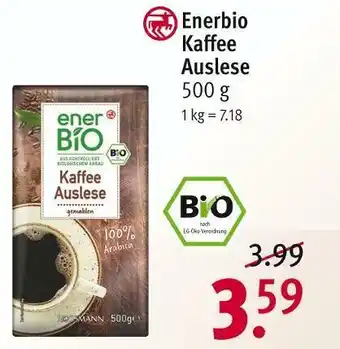 Rossmann Enerbio kaffee auslese Angebot