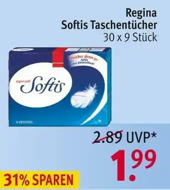 Rossmann Regina softis taschentücher Angebot