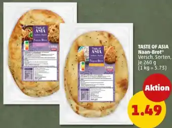 PENNY TASTE OF ASIA Naan-Brot Angebot