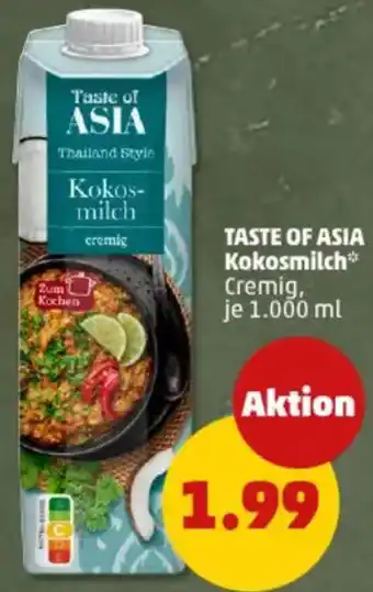 PENNY TASTE OF ASIA Kokosmilch Angebot