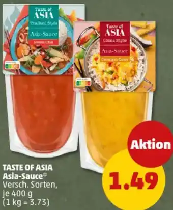 PENNY TASTE OF ASIA Asia-Sauce Angebot