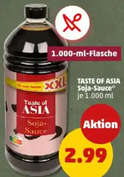 PENNY TASTE OF ASIA Soja-Sauce Angebot