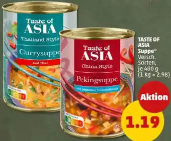 PENNY TASTE OF ASIA Suppe Angebot