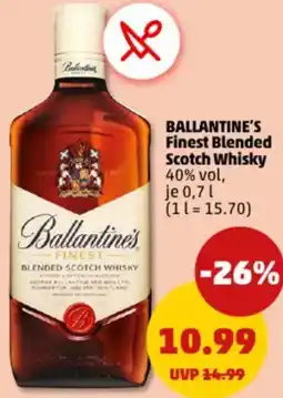 PENNY BALLANTINE'S Finest Blended Scotch Whisky Angebot