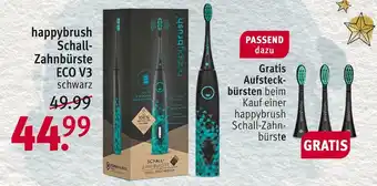 Rossmann Happybrush schall- zahnbürste eco v3 Angebot