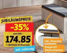 SCONTO Bettbank mit Stauraum Angebot