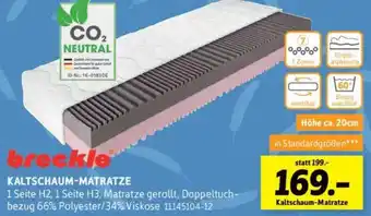 SCONTO Breckle Kaltschaum-Matratze Angebot