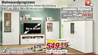 Poco Wohnwandprogramm Angebot