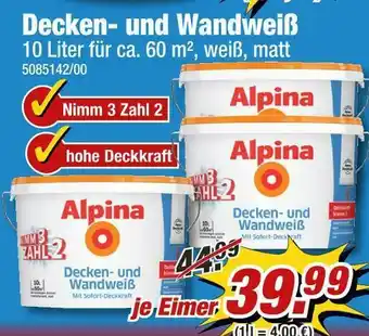 Poco Alpina decken- und wandweiß Angebot