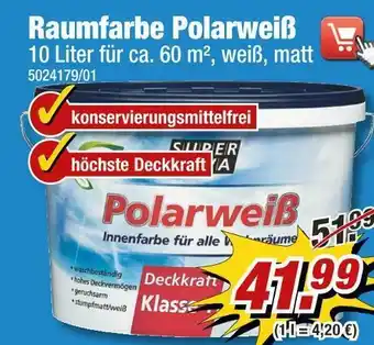 Poco Raumfarbe polarweiß Angebot