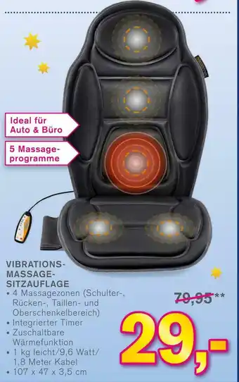 KODi Vibrationsmassagesitzauflage Angebot