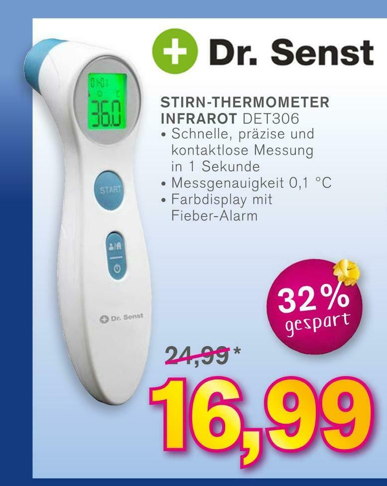Dr.senst stirn-thermometer infrarot det306 Angebot bei KODi