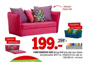 Osca Möbel Funktionssofa kids Angebot