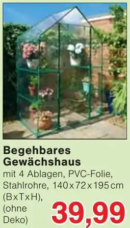 Wiglo Wunderland Begehbares Gewächshaus Angebot