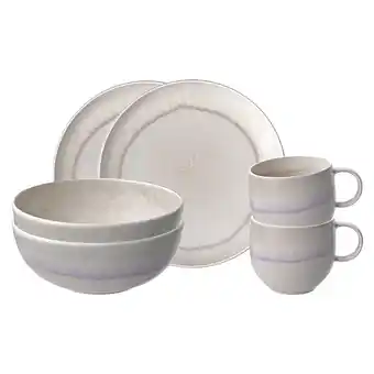 Netto Marken-Discount like. by Villeroy & Boch Frühstücks-Set Perlemor Sand 6er Set Angebot