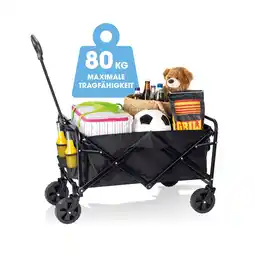 Netto Marken-Discount EASYmaxx Bollerwagen faltbar schwarz Angebot