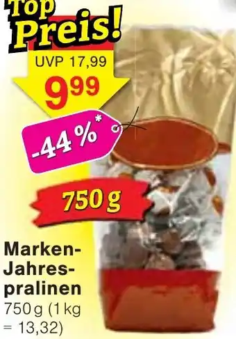 Wiglo Wunderland Marken Jahrespralinen Angebot