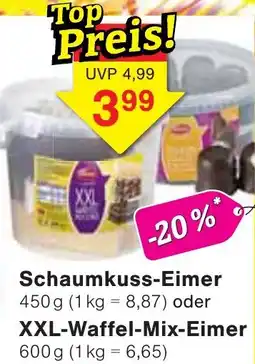 Wiglo Wunderland Schaumkuss-Eimer oder XXL-Waffel-Mix-Eimer Angebot