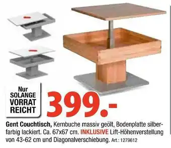 Zurbrüggen Gent couchtisch Angebot