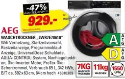 Höffner AEG WASCHTROCKNER „LWR7E70610" Angebot