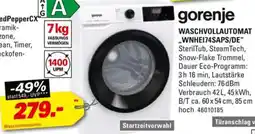 Höffner gorenje WASCHVOLLAUTOMAT „WNHEI74SAPS/DE“ Angebot