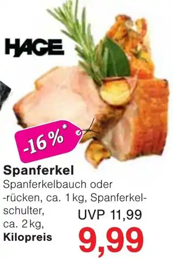 Wiglo Wunderland HAGE Spanferkel Angebot