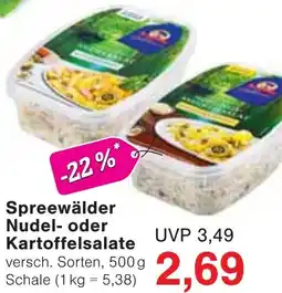 Wiglo Wunderland Spreewälder Nudel- oder Kartoffelsalate Angebot