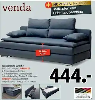 Zurbrüggen Venda funktionssofa sunset Angebot