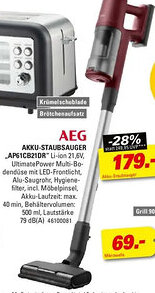 Höffner AEG AKKU-STAUBSAUGER „AP61CB21DR" Angebot